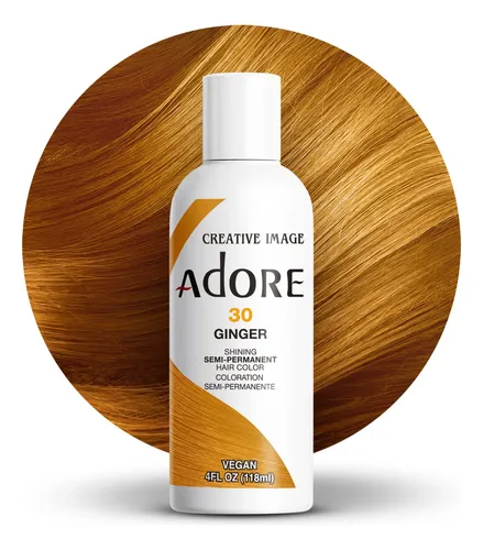Tinte Semipermanente Adore 030 Ginger, 4 Onzas