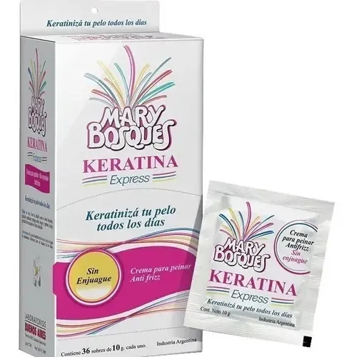 Mary Bosques Keratina Express Sin Enguaje 10g X 36 Unidades