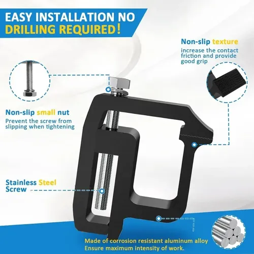 6 Piezas De Clips For Camión, Camping Recinto, 6 Piezas – C