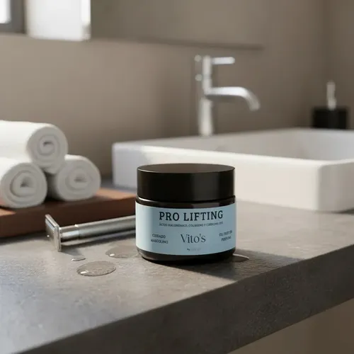 Crema Facial Para Hombre Antiage Sin Perfume Oil Free X 3 Un Todo Tipo De Piel Día/noche