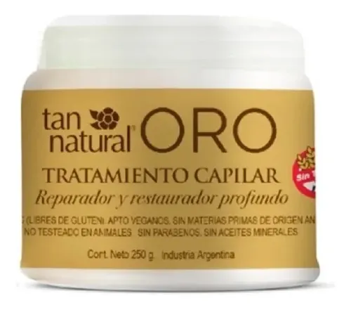 Tratamiento Capilar Oro Reparacion 250g Tan Natural