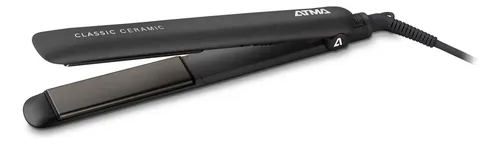 Planchita De Pelo Atma Classic 1200w Ceramic 230°c Calentamiento Rápido modelo PL8831 Color Negro