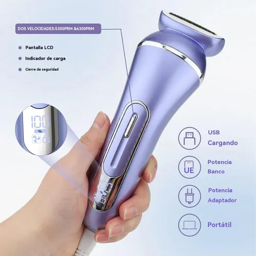 Depiladora Eléctrica 7 En 1 Para Mujer Maquina Rasuradora