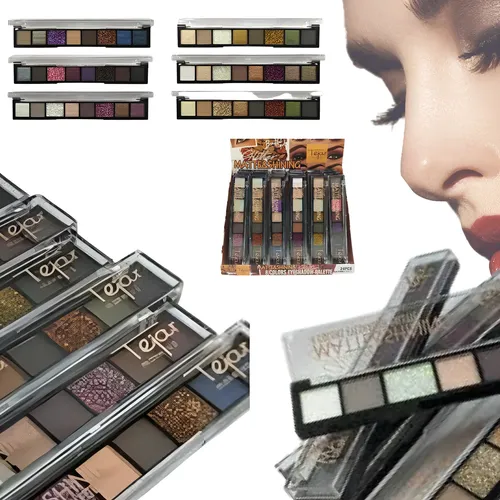 Paleta 8 Sombras Matte Shining Tejar 4200 Lefemme