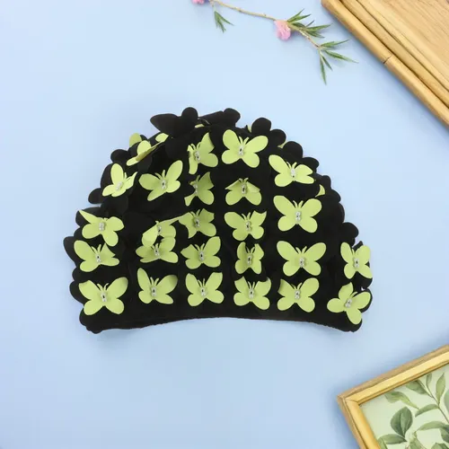 Gorro De Natación Para Mujer, Flexible, Cómodo, Impermeable