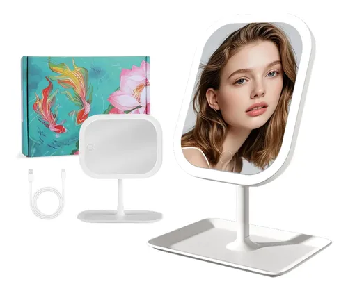 Q A. Espejo De Maquillaje Led Con Luz De Maquillaje Beau M
