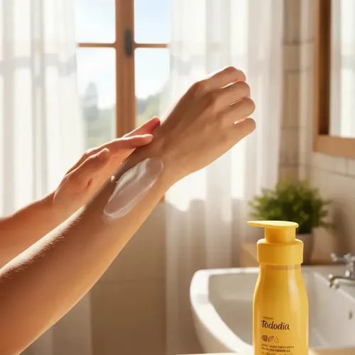 Crema para el cuerpo Limón Siciliano Y Gardenia Natura Tododia 400 ml.