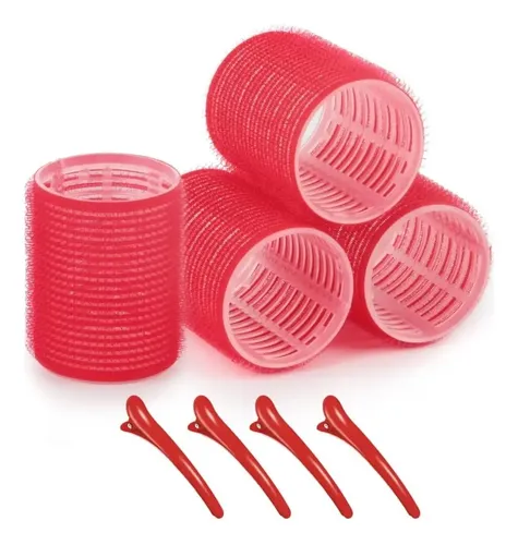 Juego De Rulos Para El Cabello Con Agarre Automático, Juego