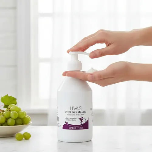 Crema Cuerpo Y Manos 500ml-linea Uvas-