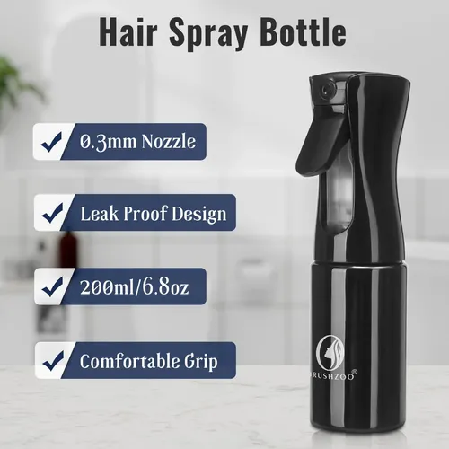 Set De Cepillos Para Cabello Brushzoo Desenredante Con Spray