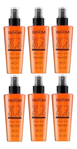 Protector Termico Sublime Capilar 5.4 X 130 Ml Bekim Pack X6
