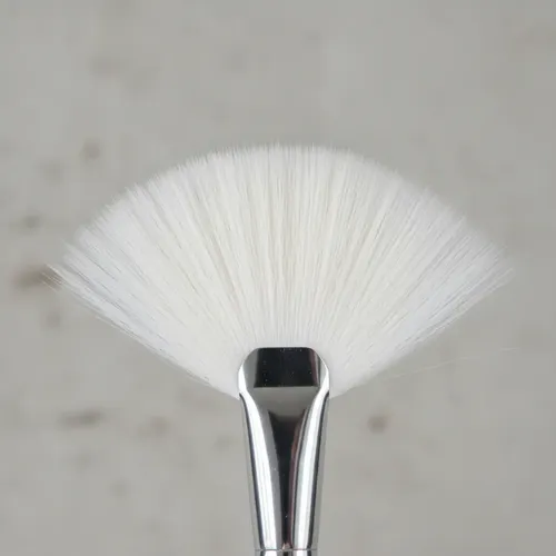 Brocha Pincel Abanico Para Peeling Skincare Mechas Set X 6