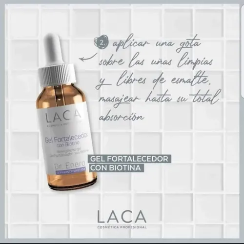 Laca Gel Fortalecedor Con Biotina Pestañas Y Cejas Fuertes