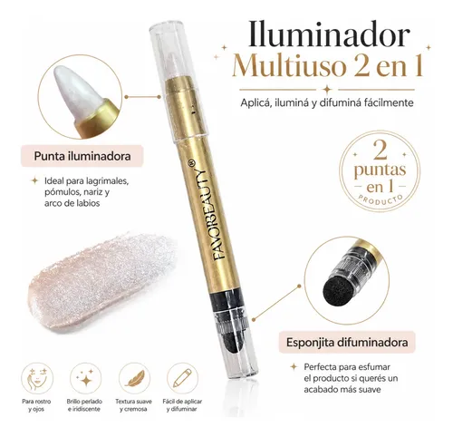 Crayon Iluminador Estilo Asiatico Tendencia Rostro Ojos