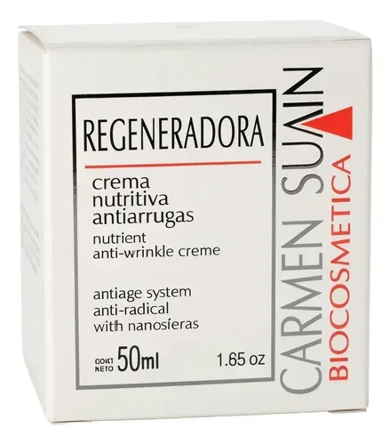 Carmen Suain Crema Facial Regeneradora Nutritiva Sin Tacc. Momento De Aplicación Día/noche Tipo De Piel Mixta