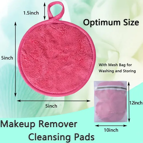 Pads Reutilizables Para Desmaquillar Vicolour 12 Cm Paquete
