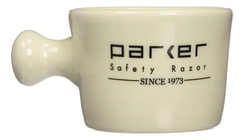 Taza De Afeitar De Apotición De Stoneware Parker Deluxe: Con
