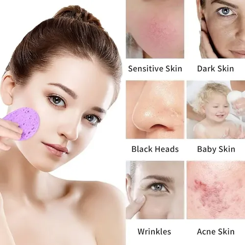 Set X2 Discos Esponjas Para Limpieza Facial Exfoliantes