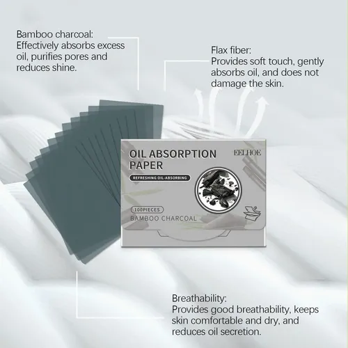 Papel Absorbente De Aceite De Carbón De Bambú Jingshuang