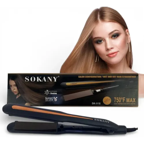 Plancha Alisador Pelo Profesional Sokany 400c 43w Sk-916