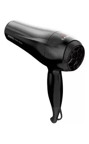 Secador de Pelo Profesional GA.MA Italy Vento Negro Cerámico Iónico con 2200 W