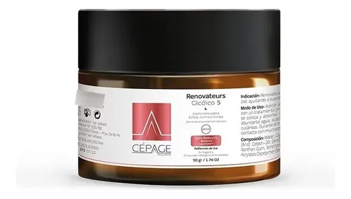Cepage Renovateurs Ácido Glicólico 5 Crema Facial Antiedad