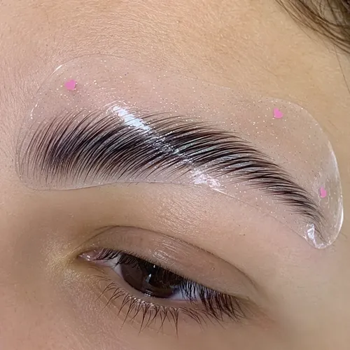 Parches Laminado De Cejas -silicona Con Glitter