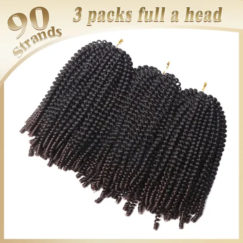 Cabello De Ganchillo Spring Twist Beyond Beauty, 8 Pulgadas