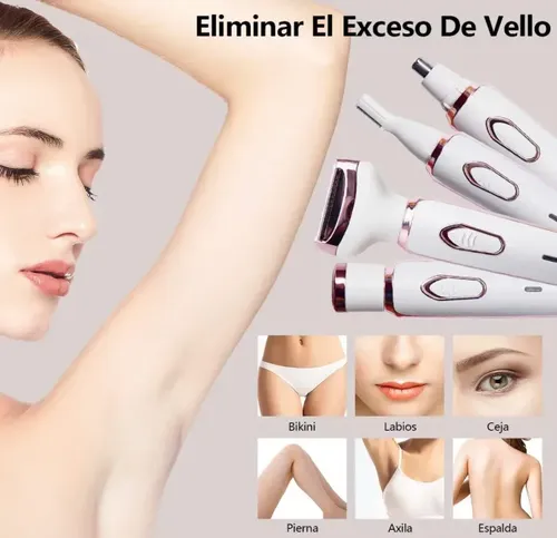 Depiladora Eléctrica Recargable 4 En 1 Para Mujer Zxw07