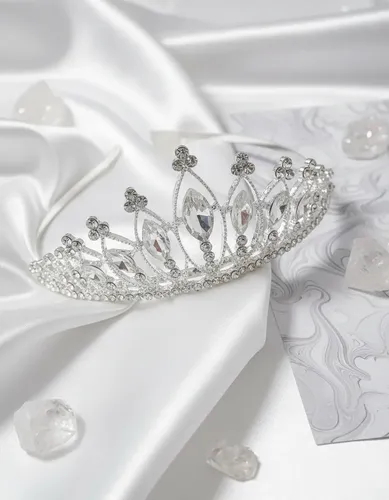 Tiara Tocado Corona De Strass Fiesta 15 Años Novias Bodas