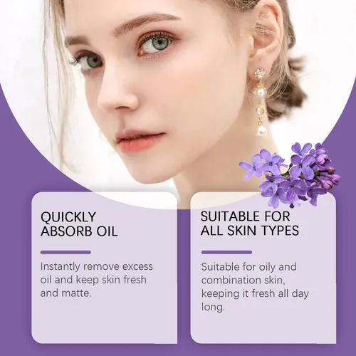 Papel Absorbente De Aceite De Lavanda Romántico