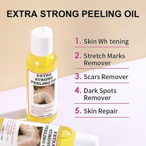 Aceite Exfoliante Amarillo Para Piel Oscura 220 Ml