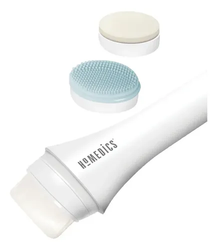 Homedics Limpiador Facial Exfoliante 3 Cabezales, Fac-100-eu