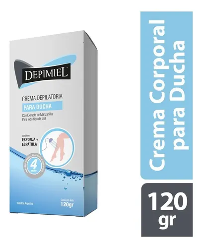 Crema Depilatoria Para Ducha Depimiel Con Manzanilla X 120 G