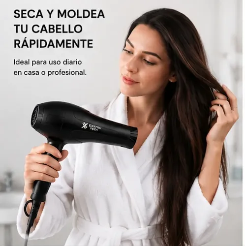 Secador De Pelo 1500w 2 Velocidades Frio Calor Premium