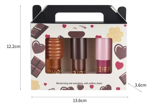 Set De 3 Gloss Con Llavero