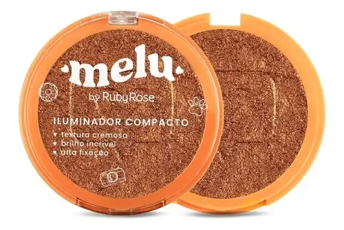 Iluminador Compacto Cor 02 Melu de Ruby Rose 12,2 g