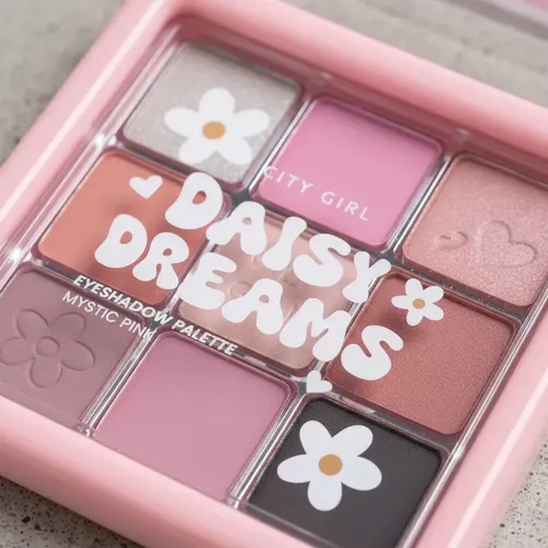 Paleta De Sombras Para Ojos City Girl Daisy Dreams X1uni Mystic Pink
