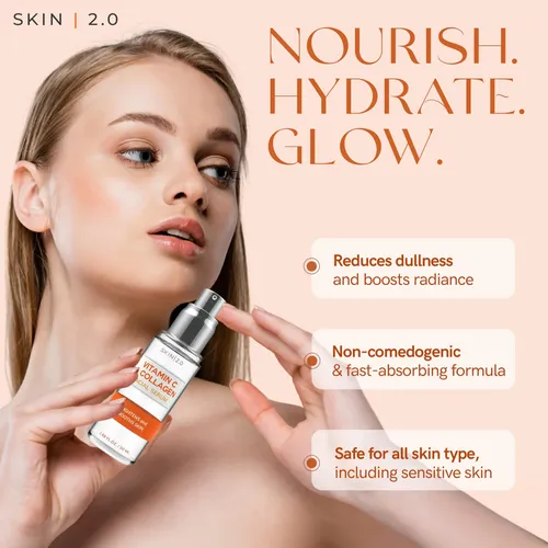 Serum Facial Skin 2.0 Vitamina C Y Colágeno 50ml