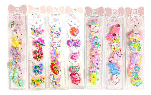 Pack X 3 Blister Colitas De Pelo Infantil Surtidos (30 U.)
