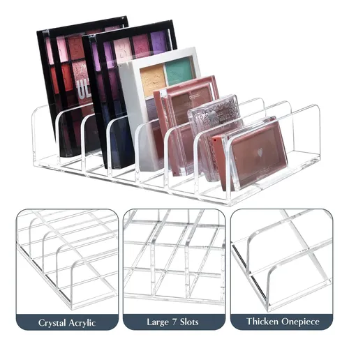 Tuzazo Organizador Acrílico Paleta De Sombras 7 Secciones