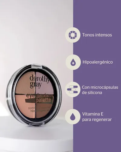 Dorothy Gray Cuarteto De Sobras Compactas Hipoalergenicas Sombra Pink
