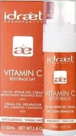 Idraet Vitamina C Crema Gel Reparador Día 50 M Antioxidante