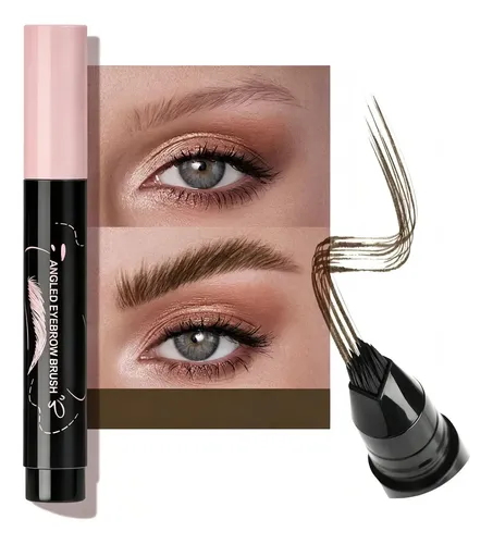 Lápiz De Cejas Resistente Al Agua Con Micrograbado De Unifox Tawny Brown 02