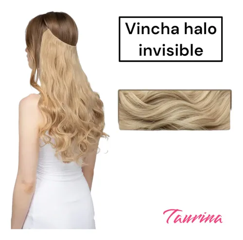 Extensiones De Cabello Vincha Miami Halo Invisible Ondas M01