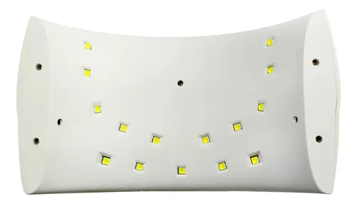 Cabina Led De Uñas 24w Duga U3001 Luz Uv Secador Manos Pies Color Blanco Con Rosa