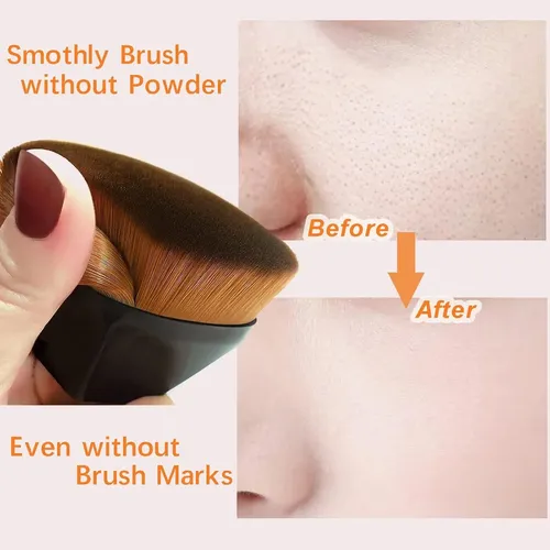 Paquete De 4 Brochas De Maquillaje Para Mezclar Crema Líquid