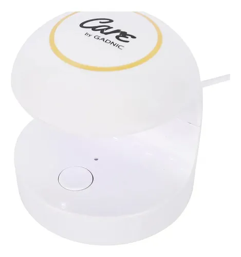 Mini Lampara UV LED Gadnic 5W Para Uñas Sensor Inteligente Conexion Tipo C Portatil Secado Rapido