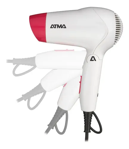 Secador De Pelo Atma 1200 W Shine Travel 2 Velocidades Plegable