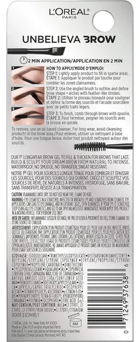Gel De Cejas A Prueba De Agua L’oreal Rubio Unbelieva-brow